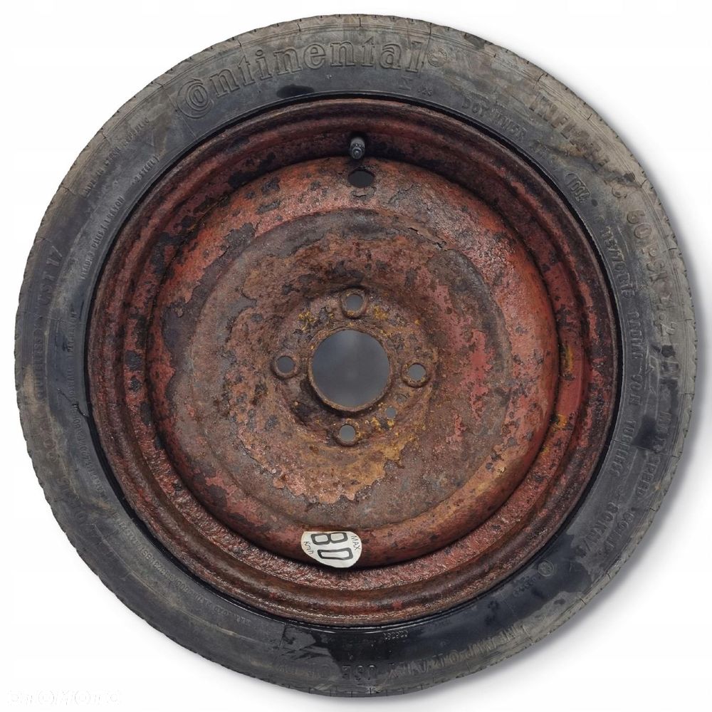 KOŁO DOJAZDOWE Peugeot 206 dojazdówka 115/70 R15 4x108 Citroen C2 zapas - 1