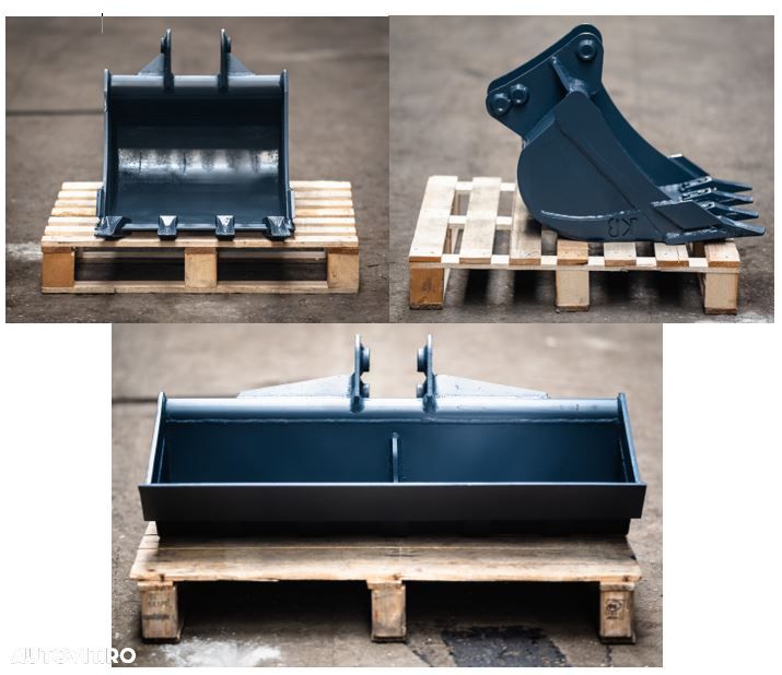 !Pachet promo! 1:3 cupe de excavare si taluzare pentru miniexcavatoare 0.9 - 2.5 Tone - 1