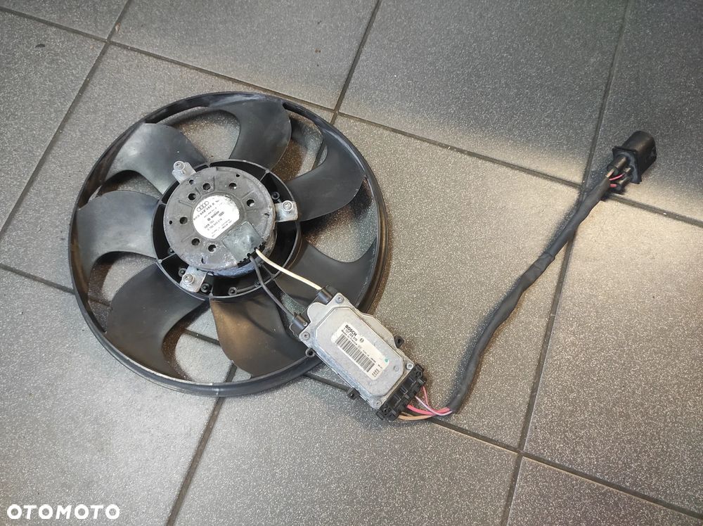 WENTYLATOR CHŁODNICY 8K0959455E 8K0959501E 0130303315 1137328315 SPRAWNY GWARANCJA AUDI A4 B8 A5 8T Q5 8R WYSYŁKA !!! - 1