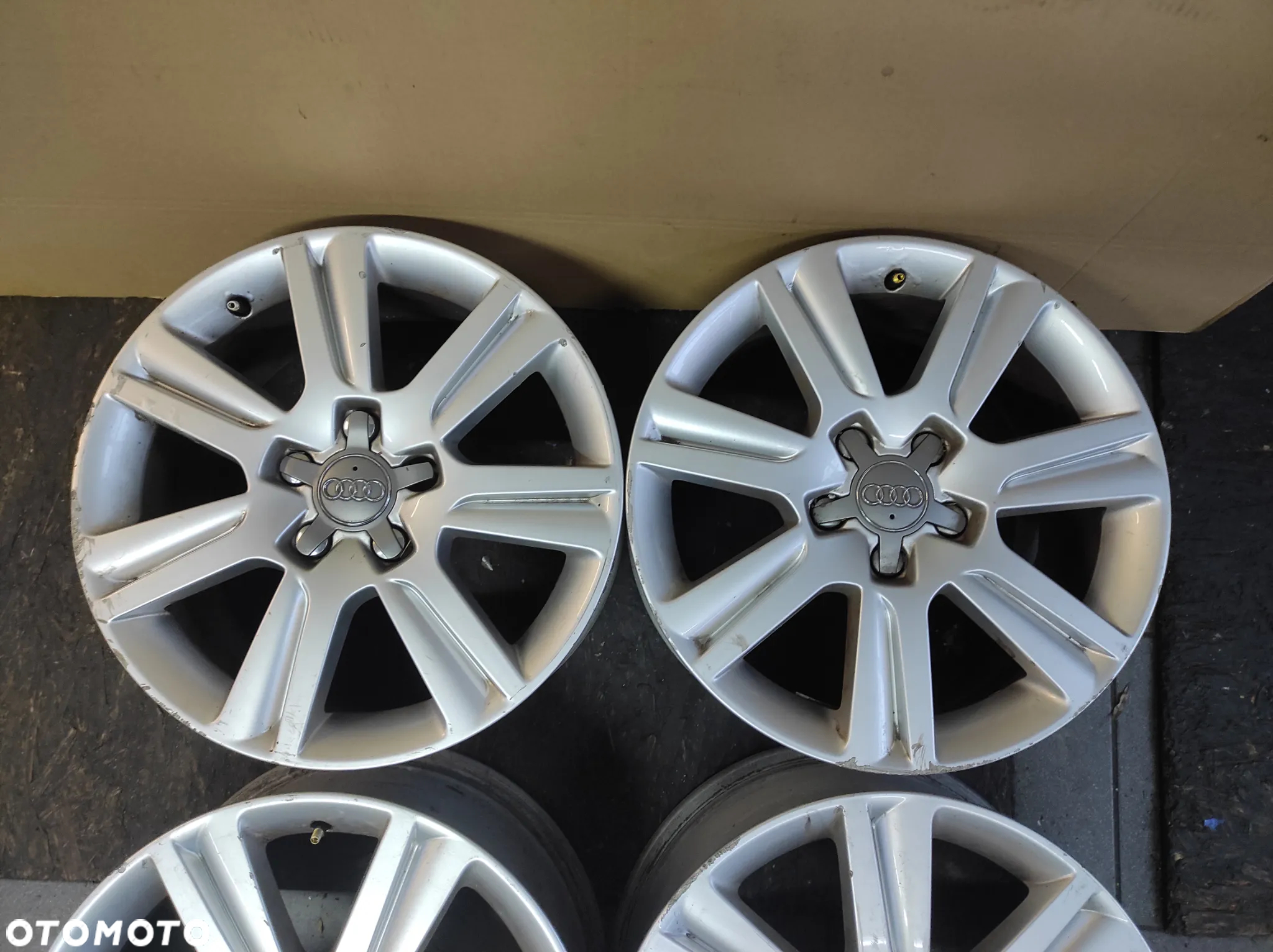 ORYGINALE FELGI ALUFELGI KOŁA 7.5J x 17 H2 ET45 AUDI A4 B8 A5 8T Q5 8R S-LINE 8K0601025B WYSYŁKA !!!! - 3