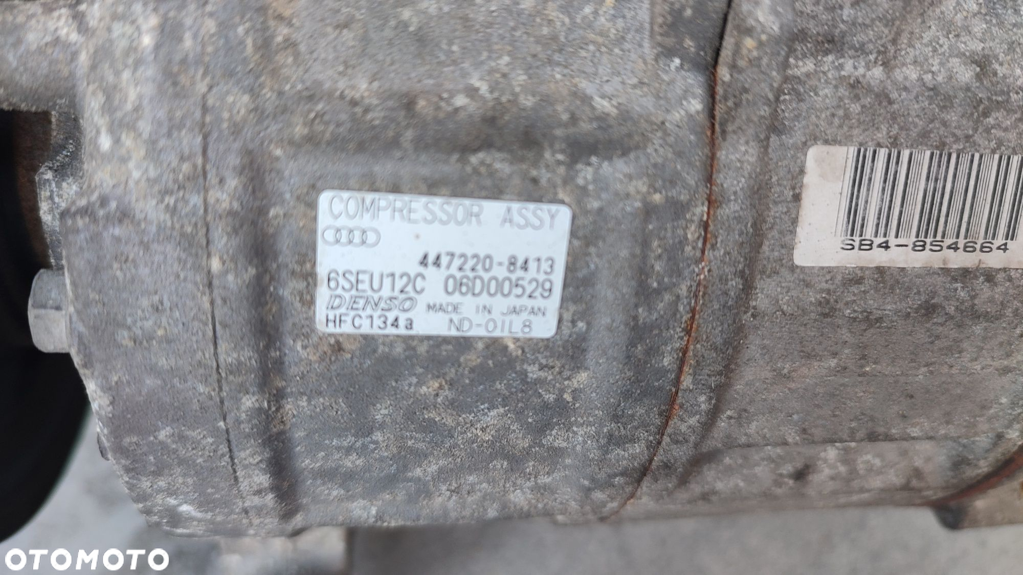 Sprężarka klimatyzacji Audi A4 B6 8E0  2.0 benz. 6SEU12C - 3