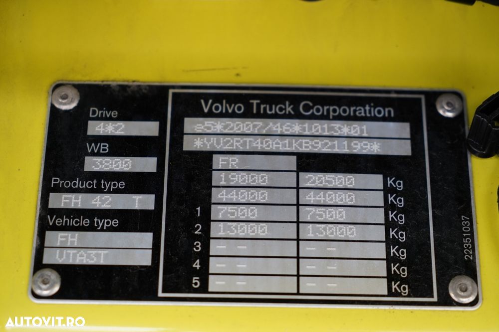 Volvo FH 500 / SISTEM HIDRAULIC / I- PARK COOL / JANTE DIN ALIAJ / EURO 6 - 37