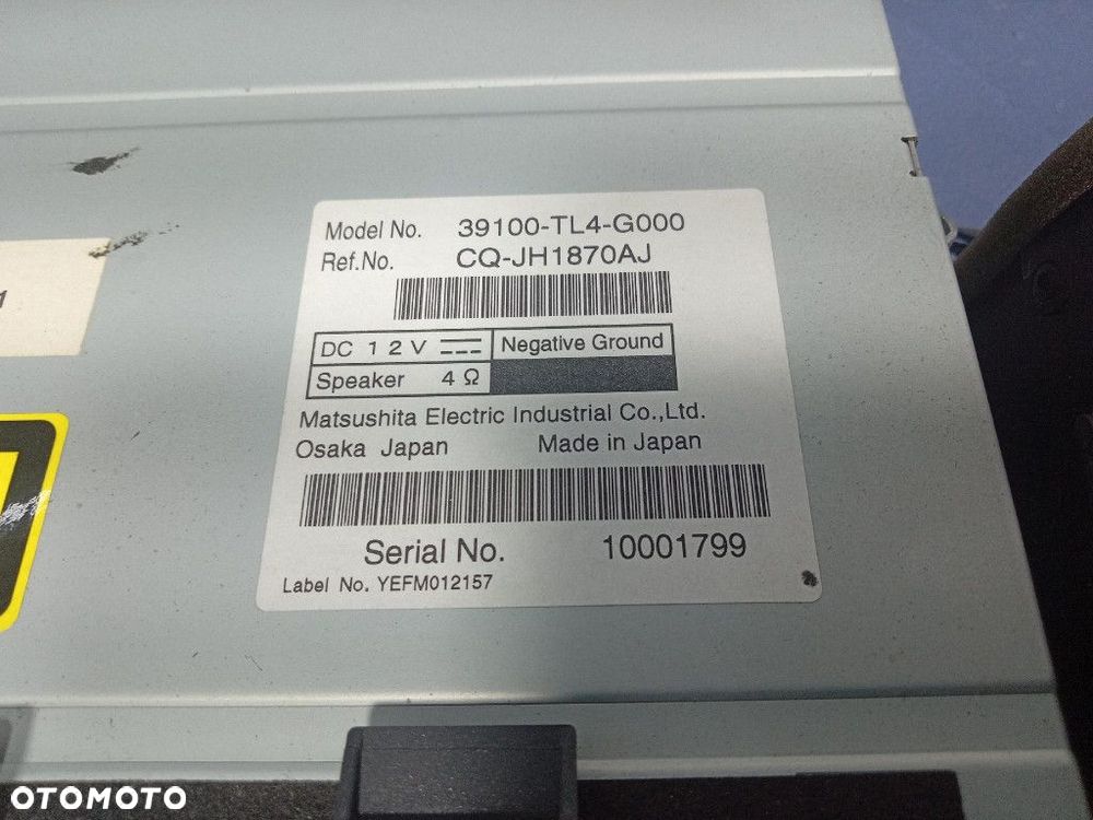 HONDA ACCORD VIII LIFT 11-15 RADIO I NAWIGACJA 39100-TL4-G000 - 5