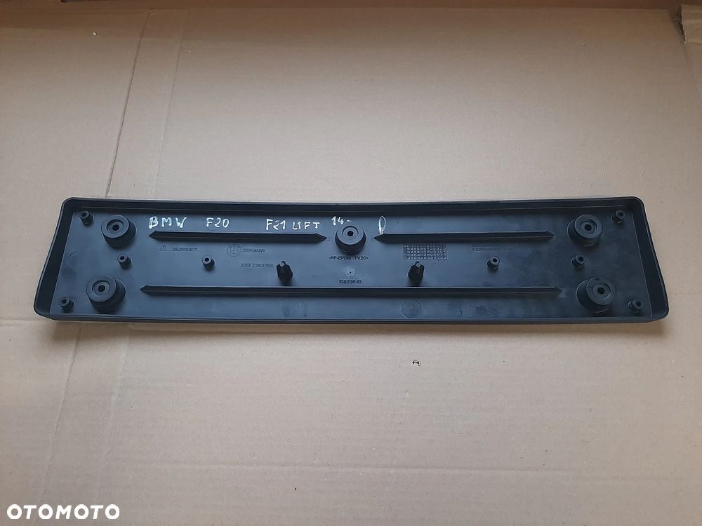 * BMW F20 podstawa pod tablice przód przednią nowa oryginał - 2