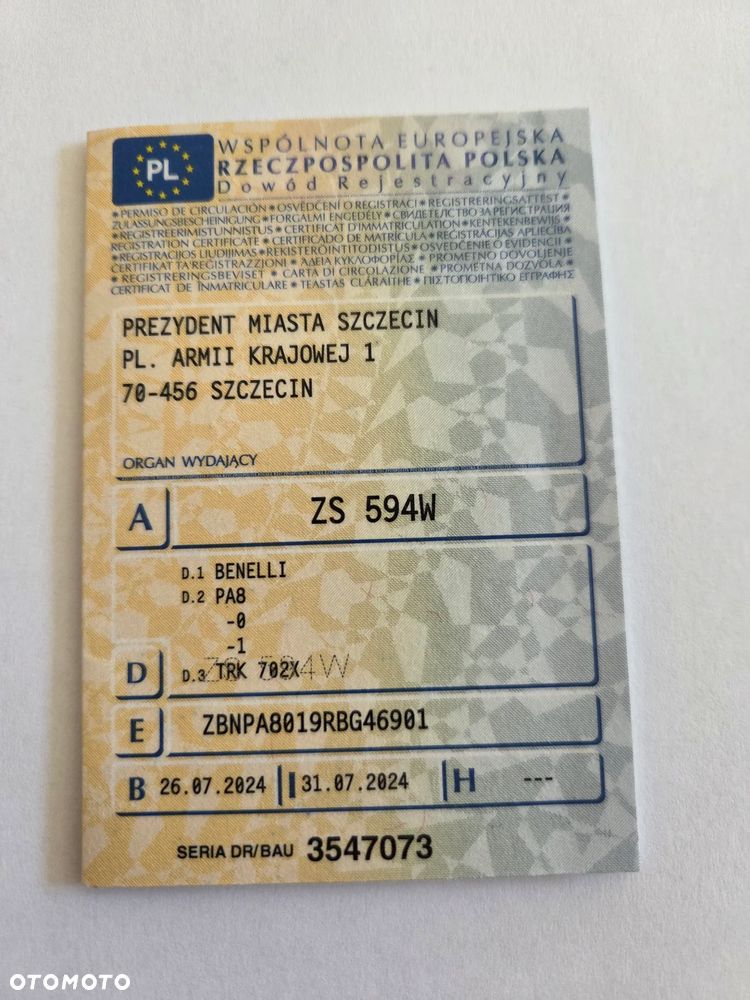 Benelli TRK 702X - 22