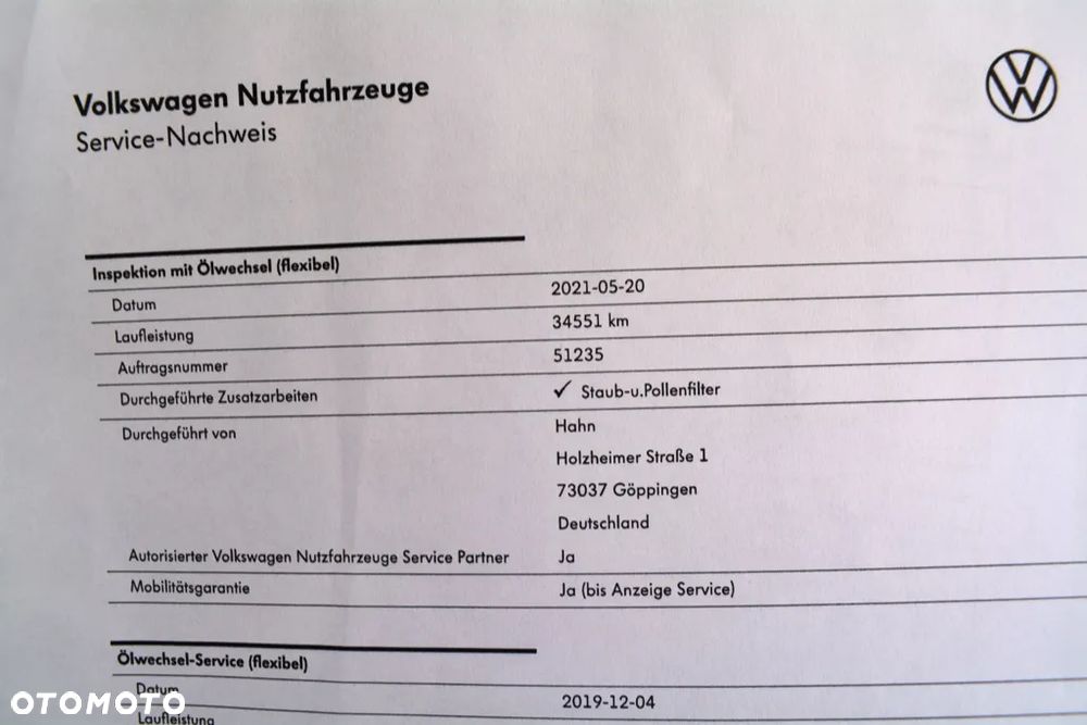 Volkswagen TRANSPORTER T6 DOKA NISKI PRZEBIEG - 31