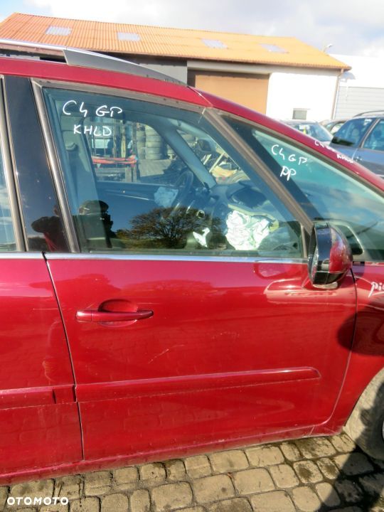 DRZWI PRZEDNIE PRAWE C4 GRAND PICASSO I KHLD 9004Y0 9004AE CZERWONY BURLAT CITROEN 2006-2010 - 1