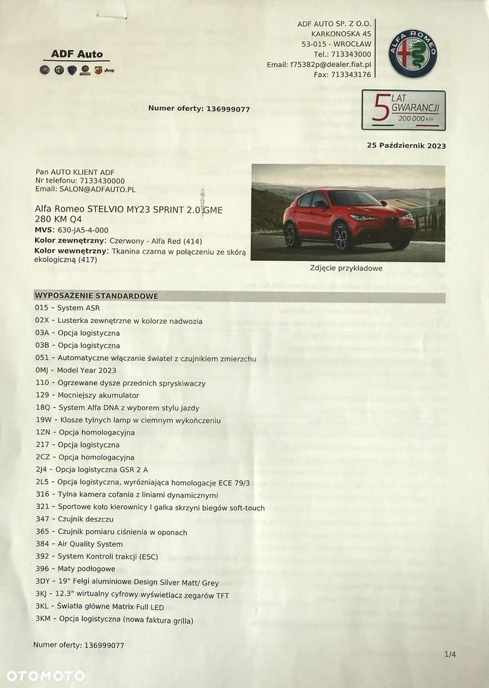 Alfa Romeo Stelvio 2.0 Turbo Sprint Q4 - 10