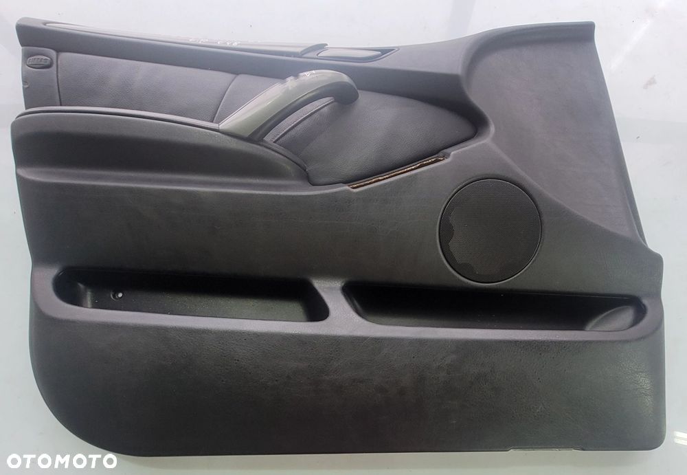 BOCZEK LEWY PRZÓD PRZEDNI BMW X5 E53 LIFT EUROPA CZARNA SKÓRA C84 - 1