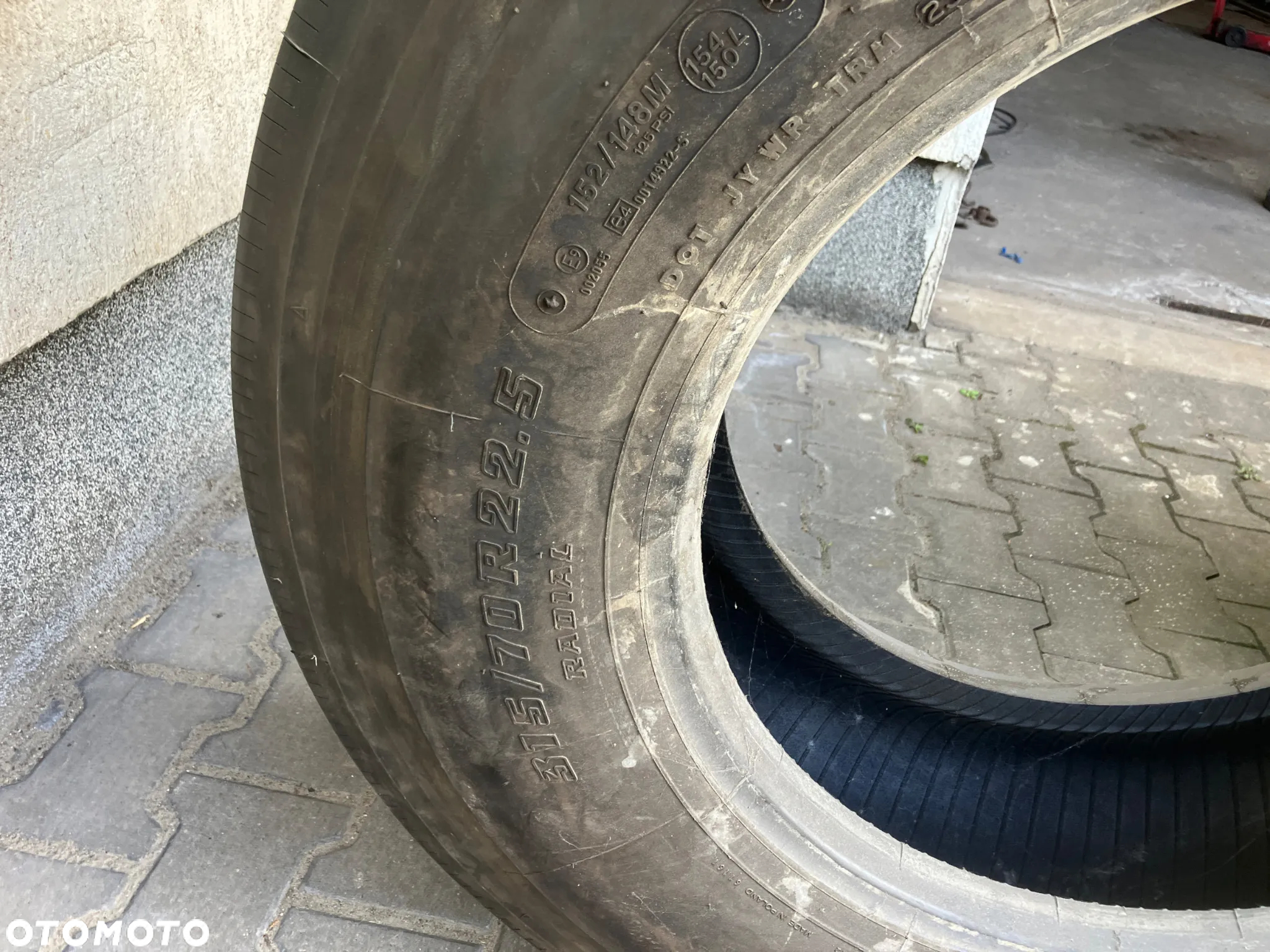 Opony 19,5", 22,5" - 17