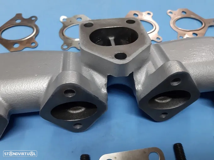 Coletor / Colector de escape em ferro Bmw E46 E60 E61 E65 X3 X5 525D 530D  NOVO - 2