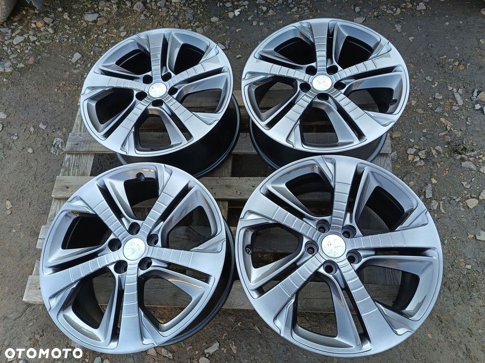 peugeot 308 t9 felgi 18" 5x108 et48 8j gt line 9806253277 jak nowe szare !! - 1