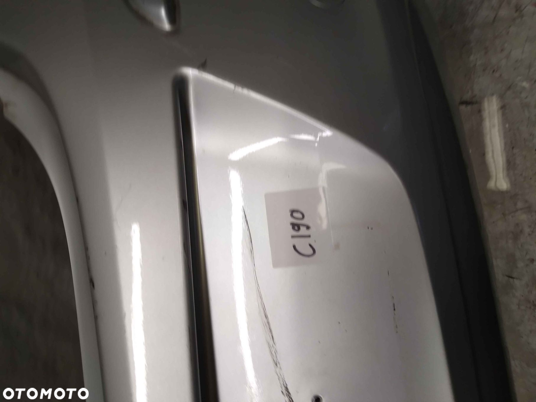 ^ ZDERZAK TYŁ TYLNY OPEL CORSA D Z157 SREBRNY - 6