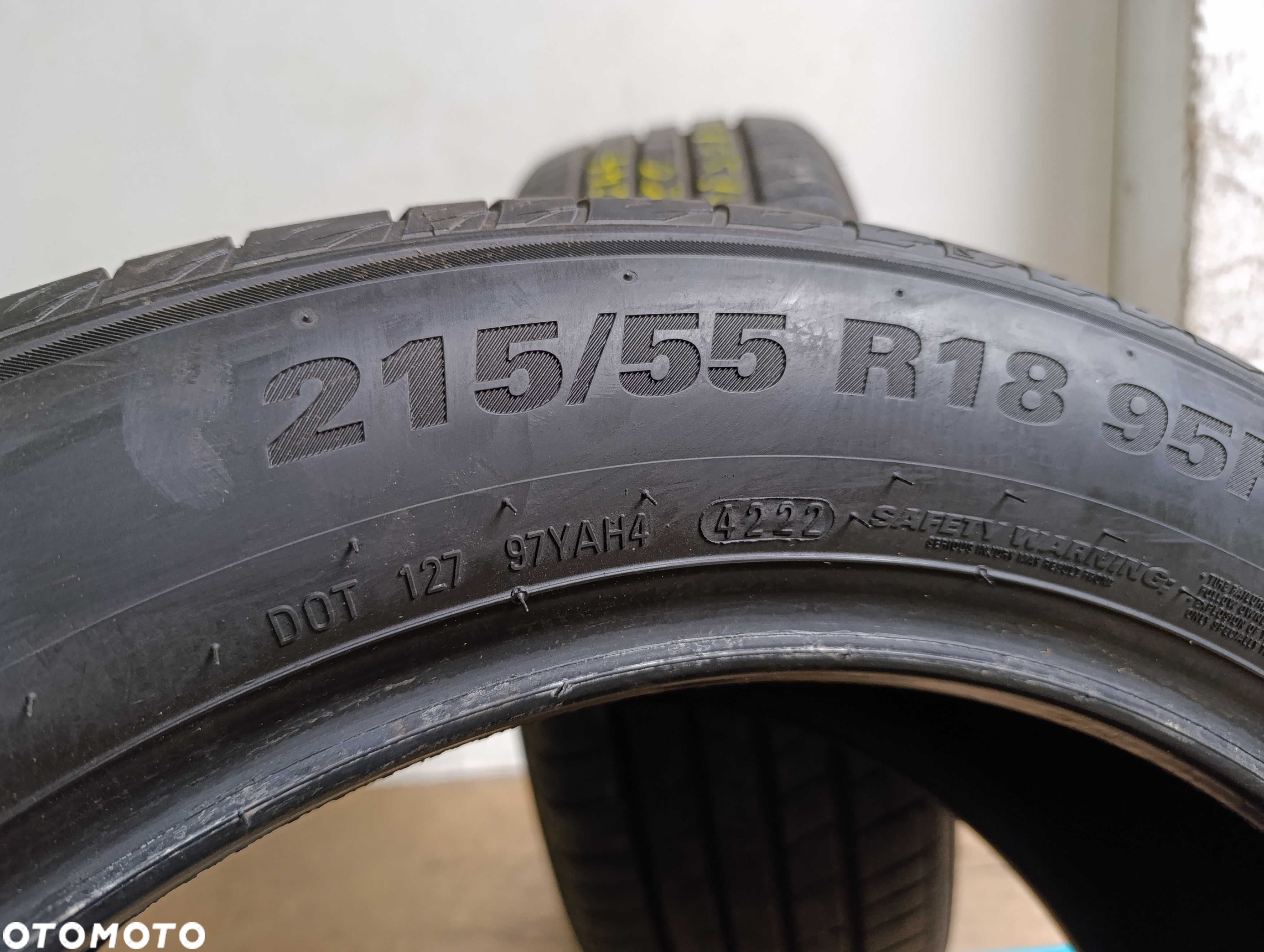 2x 215/55 R18 95H Kumho Ecsta HS51 2022r 7,2mm - 6