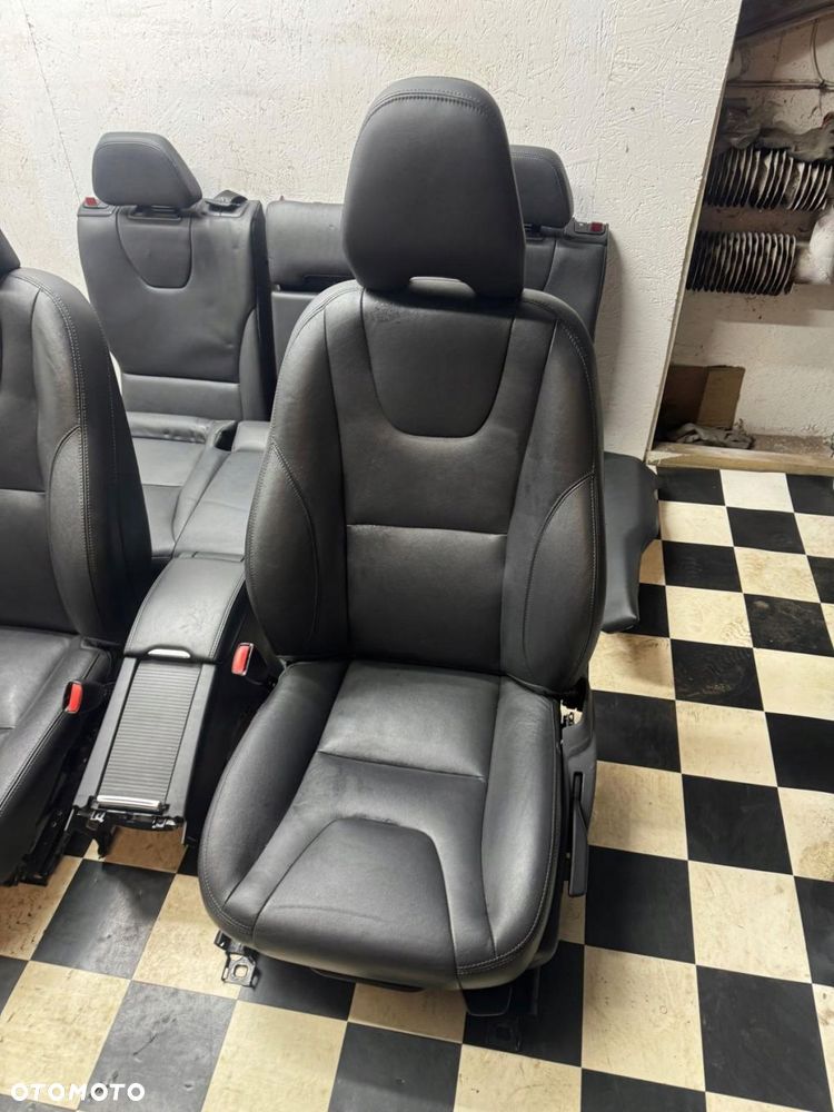 komplet foteli kanapa przód tył fotel volvo xc60 i 2008-2017 skóra - 13