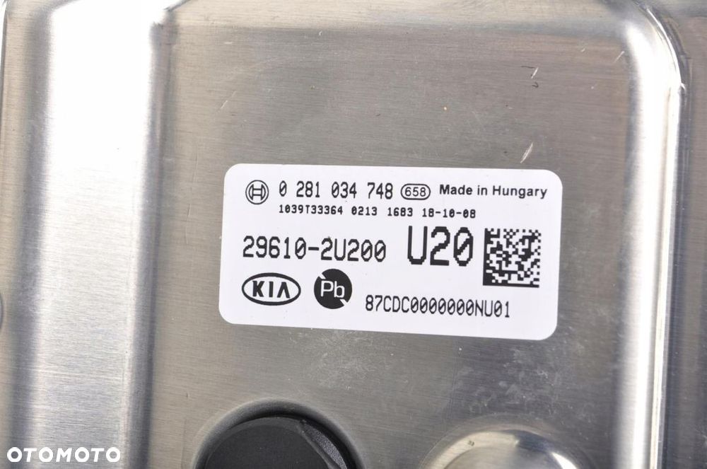 KIA CEED III 1.6 D KOMPUTER STEROWNIK 29610-2U200 - 4