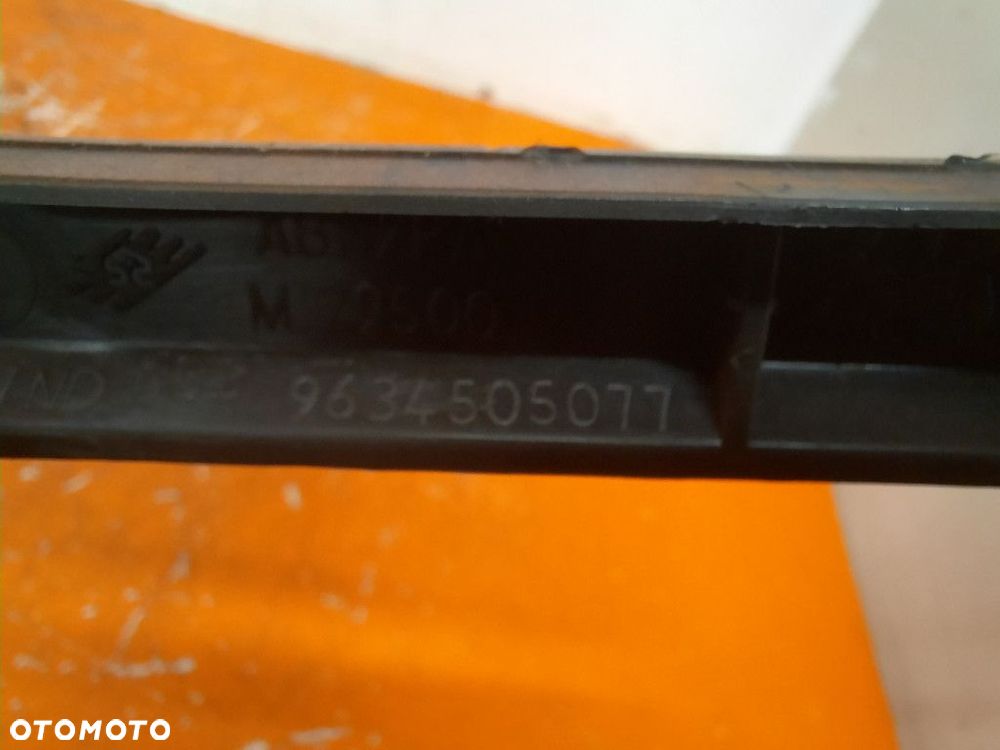PEUGEOT 307 01-05 RAMKA RADIA NAWIGACJI 9634505077 - 5