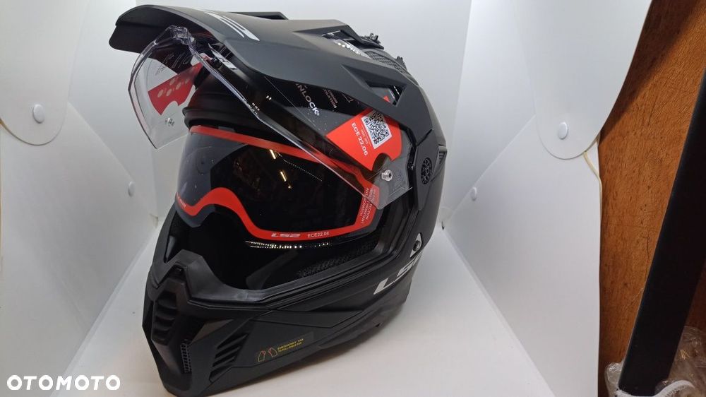 Kask LS2 MX702 PIONEER 2 z szybką i blendą na cross, enduro, nowy skle - 5