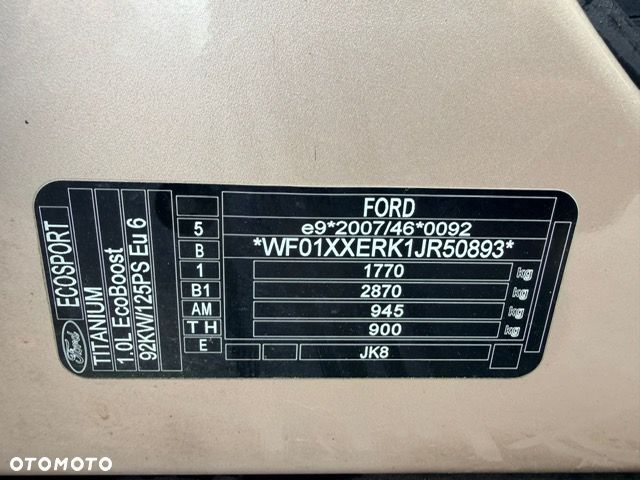 Ford EcoSport 1.0 EcoBoost TITANIUM X - 23