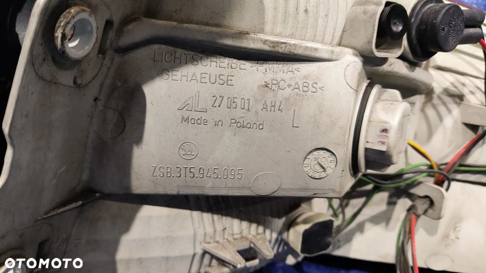 KLAPA SZYBA ZDERZAK LAMPY TYŁ KOMPLET KOMPLETNY TYŁ KOLOR 9154 LF5X ORYGINALNY LAKIER SKODA SUPERB II 2 SEDAN HB LIFTBACK V6 - 24