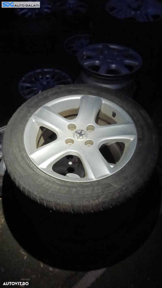Janta Roata Aliaj 205 55 R16 Peugeot 307 2001 - 2008 [M9194] - 5