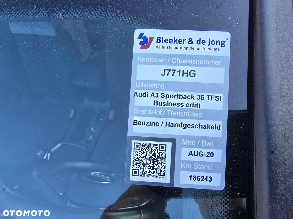 Audi A3 Sportback 35 TFSI Sport - 22