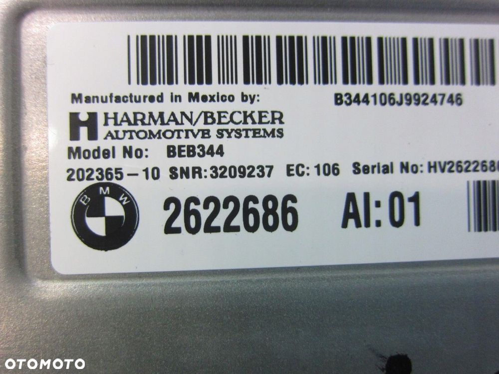BMW X3 G01 X3 F97 WZMACNIACZ HIFI AUDIO TUNER 2622686 65122622686 - 8