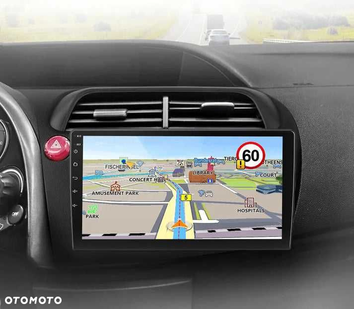 Radio nawigacja Honda Civic 2005 - 2011, Android Auto, 1GB 32GB - 6