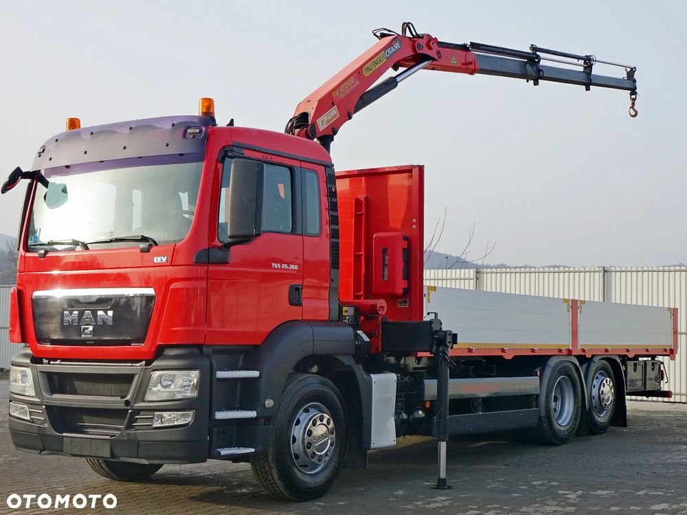 MAN TGS 26.360 * SKRZYNIA 7,10 m + PK 12000 + PILOT * STAN BDB - 2