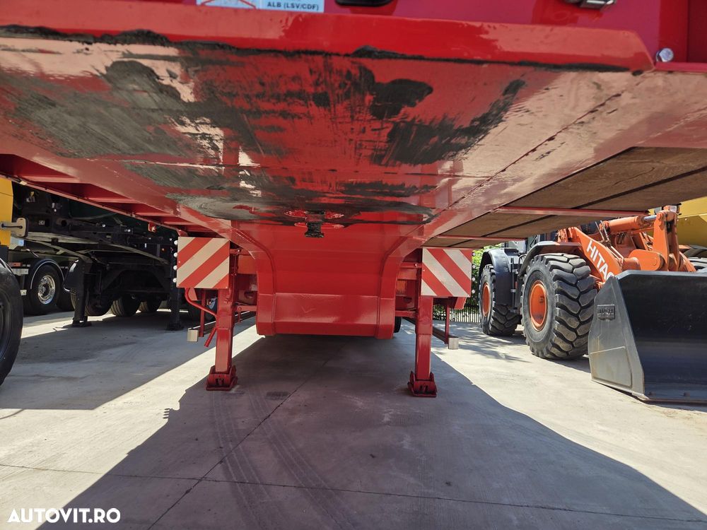 Bodex JANMIL-3 axe SAF, rampe DUBLE, axe SAF, extensii lemn la 3m latime, axa liftabila, lungime podea 9m, anv Goodyear, 2 roti rezerva, axa viratoare spate, rampe interior acces gat lebada, cutie lanturi, posibilitate leasing 5 ani-PROMOTIE 58.900 EUR+Tva - 16
