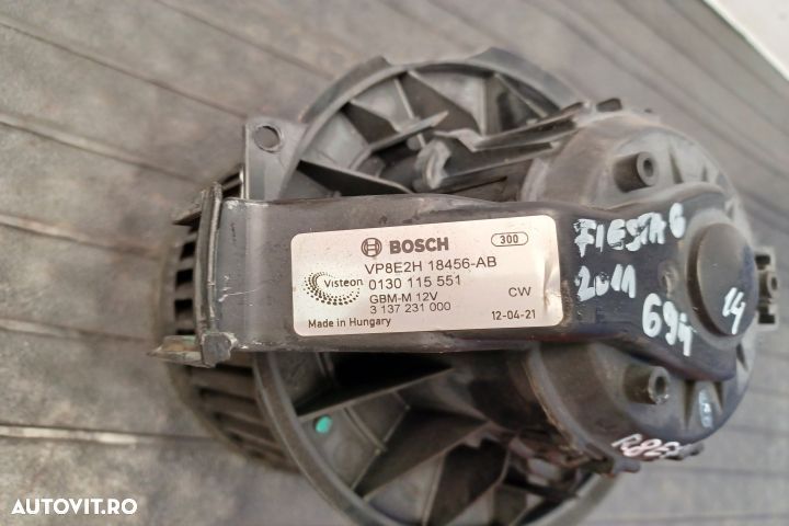 Ventilator aeroterma 0130115551 0130115551 Ford Fiesta 6 [2008 - 2013 - 4