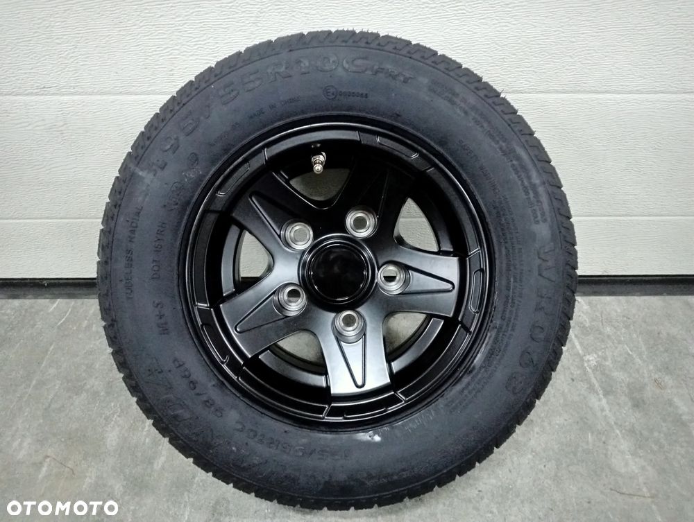 KOŁO 195/55 R10C WANDA 5x112 FELGA ALUMINIOWA CZARNA OPONA PRZYCZEPA !! - 2