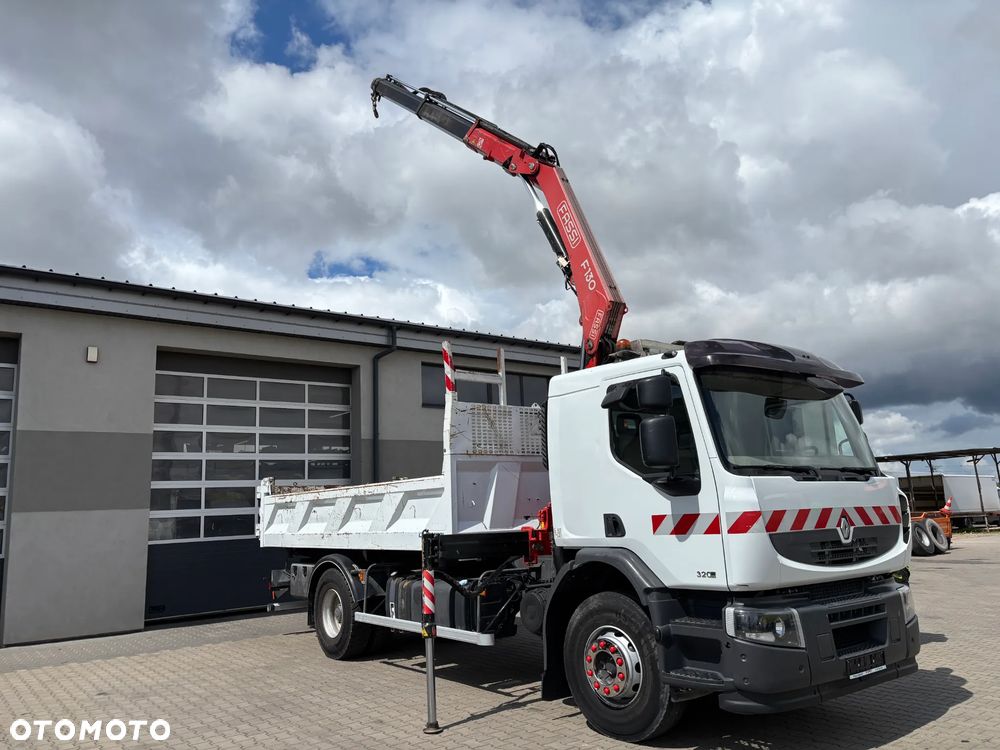 Renault PREMIUM LANDER 4x2 320 KM z HDS FASSI F130 z 5i6 funkcją z sterowaniem radiowym, wywrotka z hydroburtą na 2 siłowniki , resorowe zawieszenie , 3 osobowy, do wiertnicy , brukarstwo , budowa dróg itd - 14
