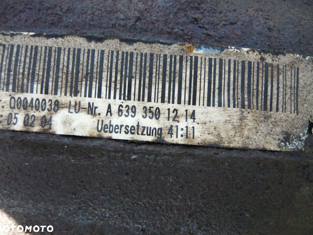 most dyfer tylny a6393501214 mercedes-benz w639 - 2