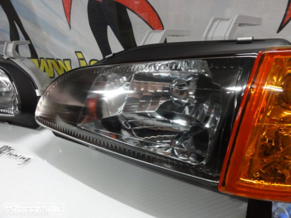 Farois frontais com luz branca 5000k Honda civic 92-95 JDM+piscas frontais eurolook 2, 3 portas  EG3 EG4 EG5 EG6 EJ1 EJ2 - 14