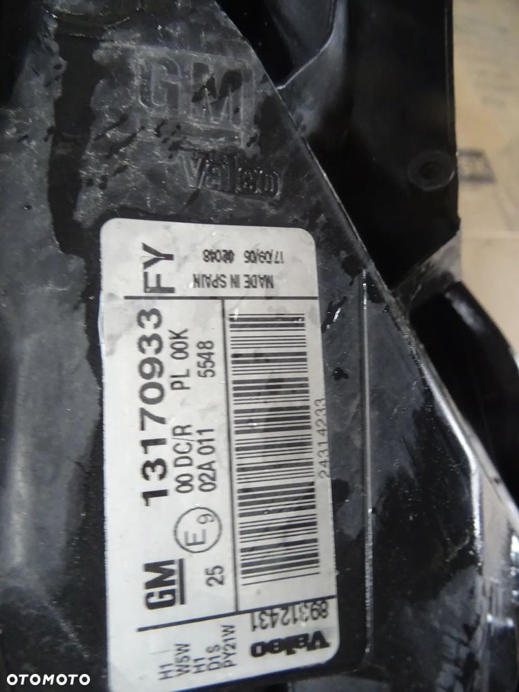 Lampa Opel Vectra C xenon lewy przód (13170933) - 4