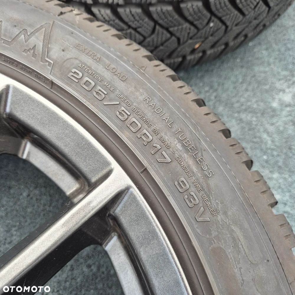 ZIMA KOŁA 205/50 R17 VW GOLF CADDY PASSAT OCTAVIA LEON TOURAN AUDI A3 A4 - 7