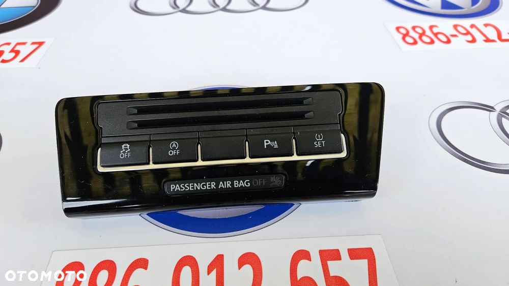 VW Sharan 7N Seat Alhambra II Panel sterowania Przełączniki ESP PDC SET Włącznik 7N1927132H - 2