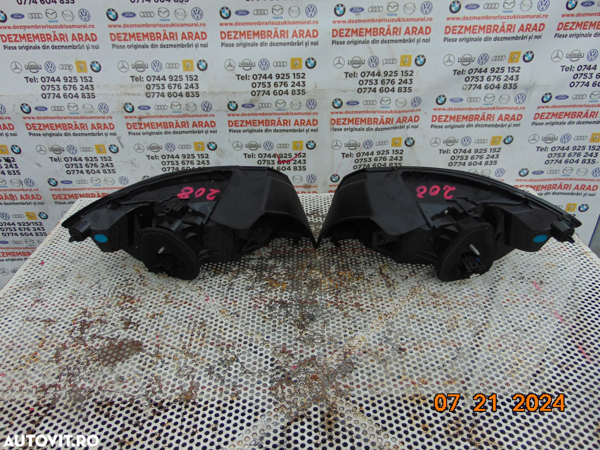 Stop Peugeot 208 dupa 2019 stopuri spate stanga dreapta led lampa tripla spate - 5