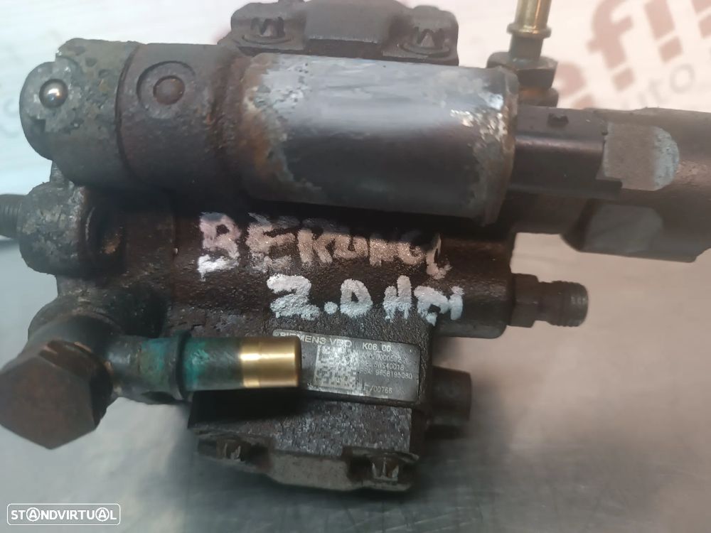 BOMBA INJETORA / ALTA PRESSÃO CITROEN BERLINGO 2.0HDI (SIEMENS) 5WS40018 9658195080 A2C20000502 - 5
