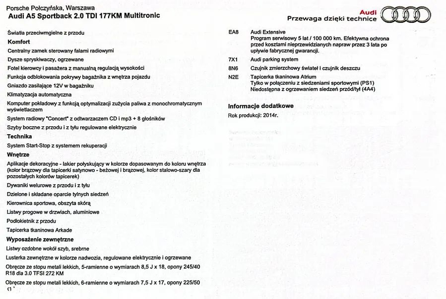 Audi A5 Sportback 2.0 TDI Multitronic - 15