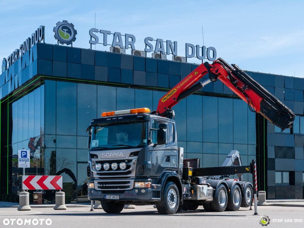Scania G400 8x4 PALFINGER PK 34002 SH, HIAB XR20ZL53 HDS Żuraw Hakowiec - 12