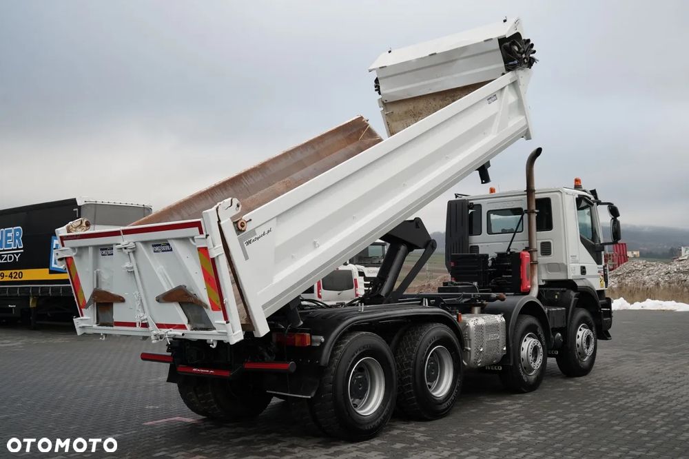 Iveco TRAKKER 450 / 8x4 / WYWROTKA / HYDROBURTA / BORDMATIC / EURO 6 / - 4