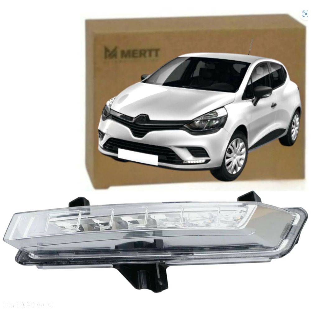 RENAULT CLIO IV 4 LIFT 2016-2020 LAMPY ŚWIATŁA LED JAZDY DZIENNEJ PRAWA - 6