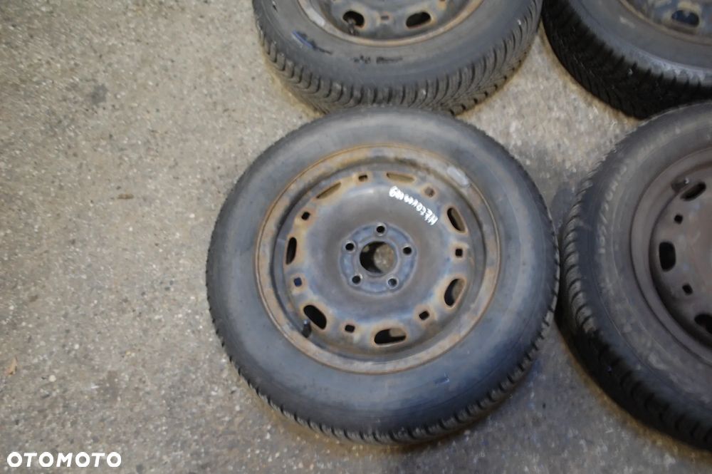 KOŁA FELGI STALOWE + OPONY ZIMOWE DĘBICA 2023R. 5X100 ET35 6J 165/70R14 VW POLO IV SEAT IBIZA III SKODA - 2