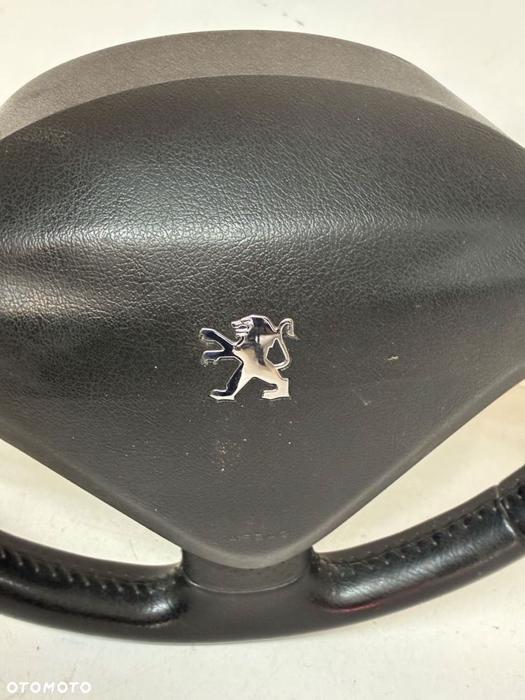 PEUGEOT 207 KIEROWNICA SKÓRA AIRBAG PODUSZKA KIEROWCY - 3