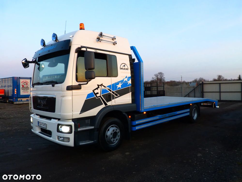 MAN TGM 15.290 POMOC DROGOWA AUTOLAWETA SPECJALNY EURO 5 DMC 15.500 KG ŁADOWNOŚĆ 9.000 KG XENON - 1