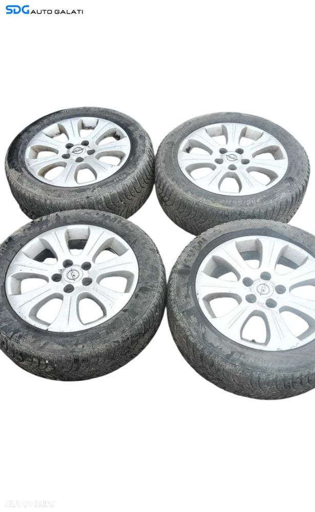 Set 4 Jante Roti Aliaj 205 55 R16 6.5Jx16H2 ET39 in 5 Prezoane Opel Zafira B 2005 - 2011 [M9296] - 1