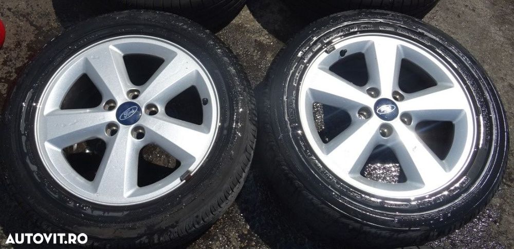 Jante aliaj R16 Ford Focus 2 din 2005 6.5Jx16H2 cu cauciuc - 3