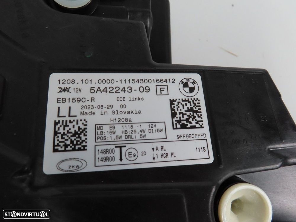 Conjunto Faróis LED  Seminovo/ Original BMW 2 Active Tourer (U06) 63115A431B7 /... - 8